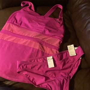 NWT NIKE TANKINI Pink Bathing Suit
